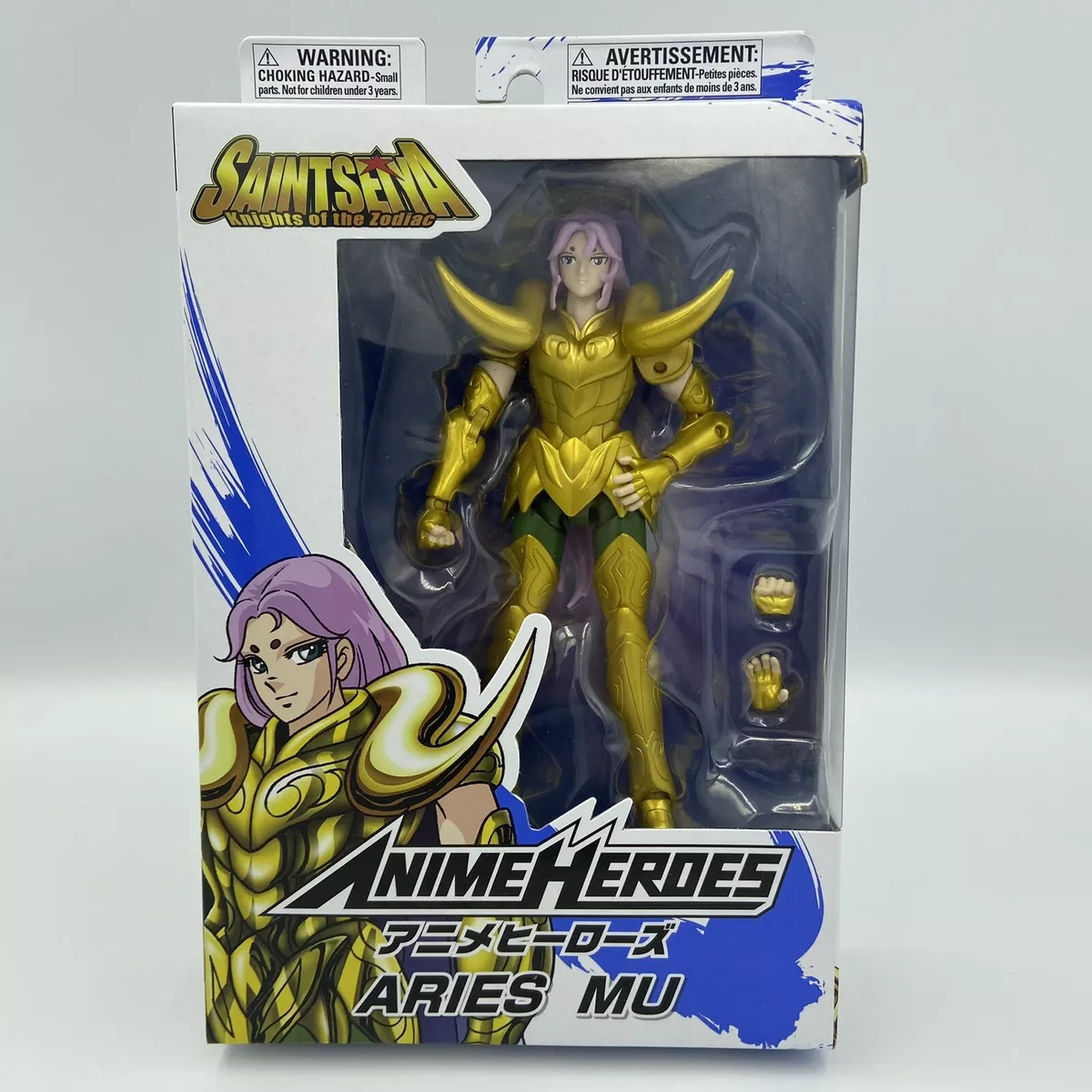 Saint Seiya: Knights of the Zodiac Aries Mu Anime Heroes 6.5 Action Figure  New