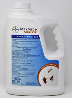 4 LB Maxforce Complete Pest Insecticide Bait Control Ant Roach Silverfish Earwig