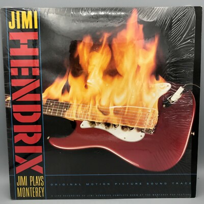 Jimi Hendrix ''Jimi Plays Monterey'' Live Recording Vinyl Record