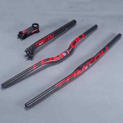 Carbon Bike Mountian Handlebar Sets Bicycle MTB Handlebar Stem Seatpost Backward