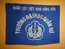 Vietnam War Patch ARVN Command & General Staff College "TRUONG DAI HOC QUAN SU"