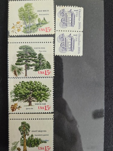 US Postage Stamp Trees, Owls, Characters and Canadian Stamp - Picture 6 of 9