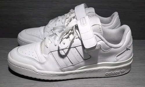 Adidas Triple White Forum Low Sneakers Size 12 ART #FY7755 - Picture 5 of 5