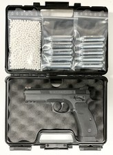 CZ SP-01 Shadow SET Airsoft Pistole NBB CO2 (1,6 Joule) 6mm BB ASG (Ab 18) - NEU