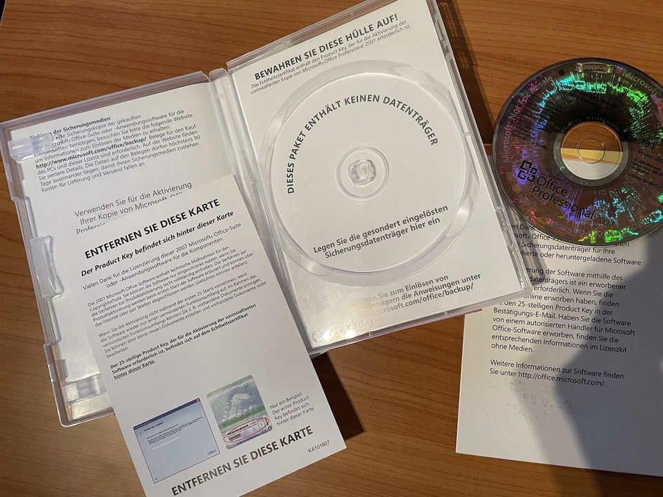MS Office 2007 Pro Vollversion | CD | DE - Bild 3 von 4