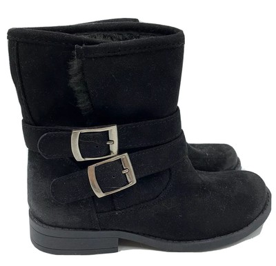 target black suede boots