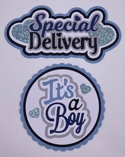 Baby Boy/Girl - Handmade Paper Piecing Scrapbook Embellishment Die Cuts