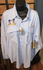 NWT Columbia PFG Blood N Guts LS Woven Shirt Mens L MSRP 100 Fishing UPF 30