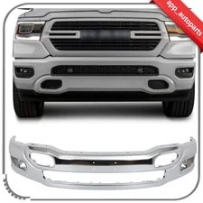 Front Bumper Face Bar For 2019 2020 2021 2022 2023 Ram 1500 Pickup Chrome
