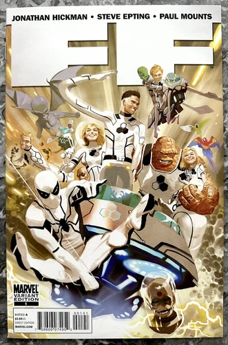 FF #1 - 1:25 Acuna Variant 1st White Suit Spider-Man Fantastic Four Marvel  NM