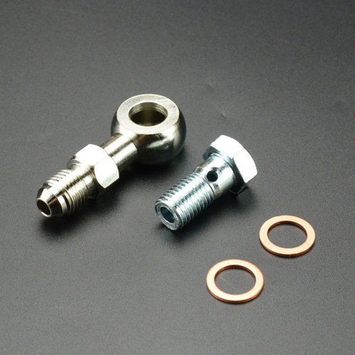 4AN Turbo Oil Feed Banjo Bolt M10x1.25mm n/Restrictor For Mitsubishi EVO19 EVOX eBay