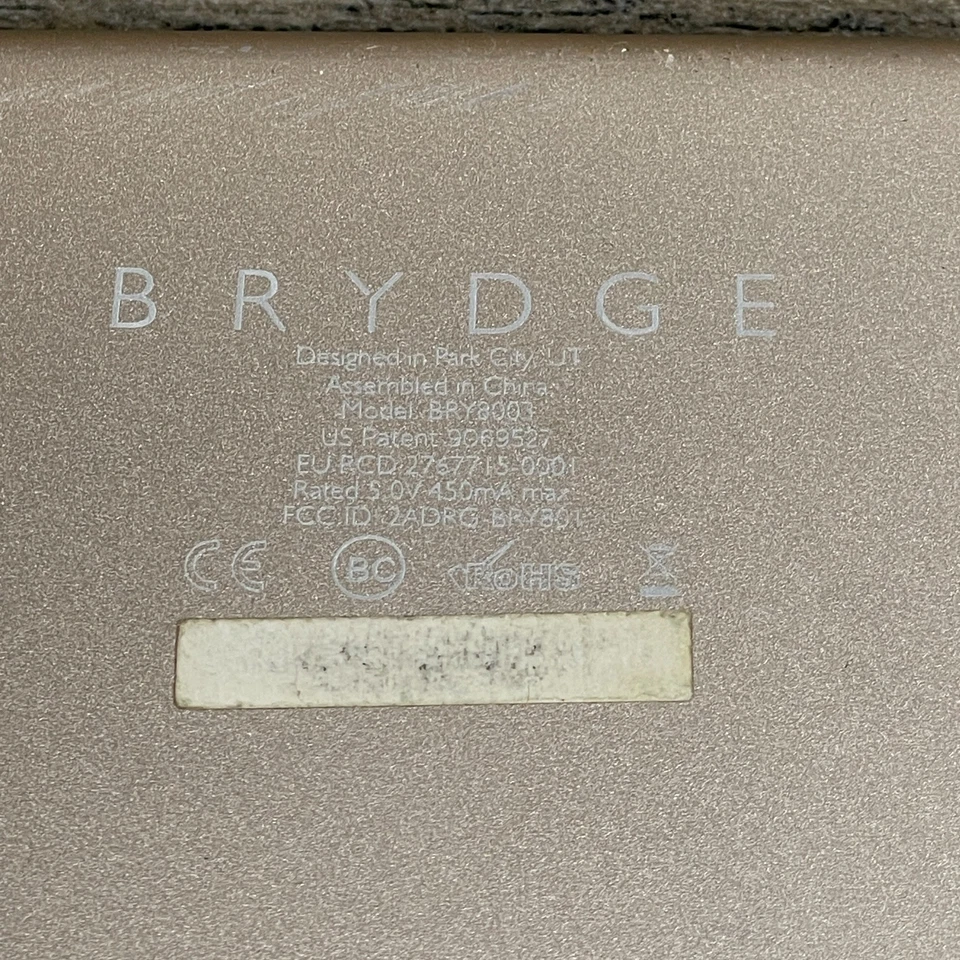 Brydge BRY8003 Gold Wireless Bluetooth QWERTY Keyboard for Apple iPad Pro 10.5" - Image 3 of 3