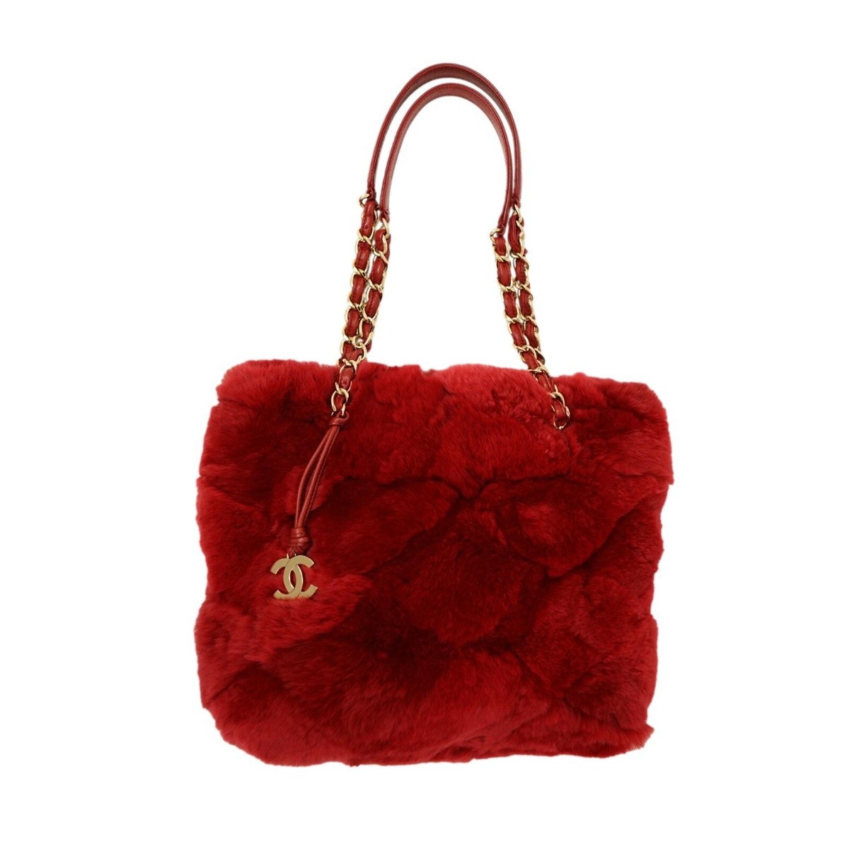 Woman With Golden Chanel Bag And Red Dress Before Max Mara #21 Woman With Golden Chanel Bag And Red Dress Before Max Mara