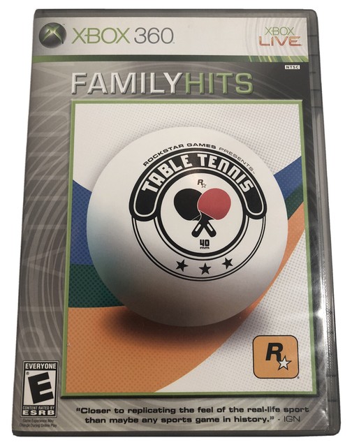 Rockstar Table Tennis Xbox 360 Game Complete & Tested Free Shipping eBay