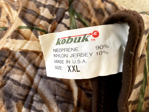 Kobuk Size XXL Mossy Oak Ripplin Water Camo Chest Waders Neoprene Feet - Picture 3 of 4
