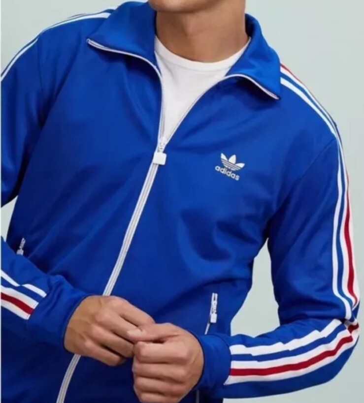 adidas Originals HK7406 Beckenbauer Track Jacket FB Top Men's Sz Blue Red White | eBay adidas Originals HK7406 Beckenbauer Track Jacket FB Top Men's Sz Blue Red White | eBay