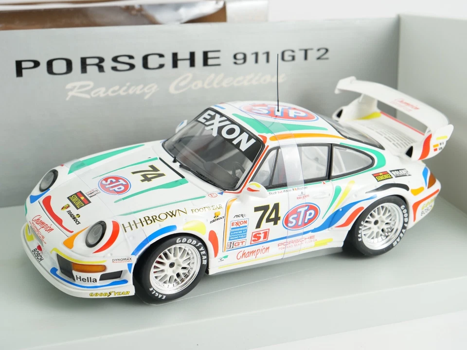 Modelos UT 1/18 Porsche 911 GT2 Stuck Daytona 1996 39630 - Imagen 2 de 4