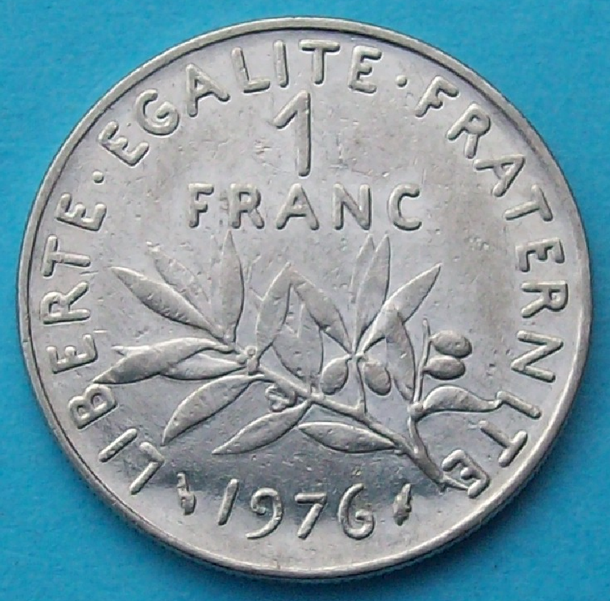 Pièce 1 Franc 1976 semeuse. Édition Limitée - Collection