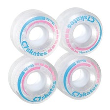 C7skates Pack of 4 Premium Quad Roller Skate Wheels