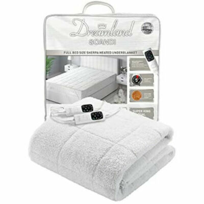 Dreamland Intelliheat Scandi Sherpa Under Blanket Dual Controls