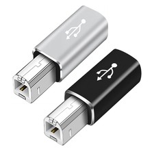 2 Type C Female to B Adapter USB/C Female to ...