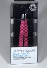 Brand New JPONESQUE Velvet Touch Tweezer Duo