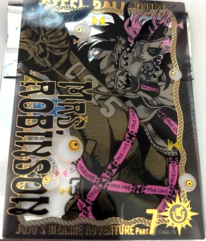 JOJO Steel Ball Run CARAVAN Mini Clear Card Foil Stamping Mrs