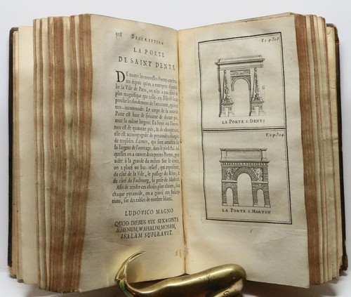 Description de Paris et Recherche des Singularitez (1705) Französisch Selten - Bild 6 von 7