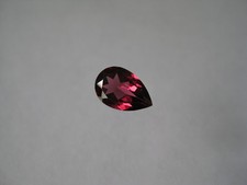 Natural Red Garnet Pear W 6.10 x L 9.23 MM. Weight 1.31 Carats Loose Gemstone.