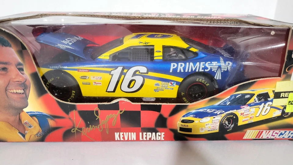 1999 Racing Champions NASCAR 1/24 BLUE Kevin Lepage Primestar Ford Taurus - Image 3 of 4