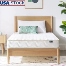 Firm 6" Bonnell Innerspring Mattress Twin XL Foam Comfort Soft Cover White New