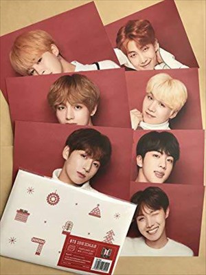 BTSジントレカ　109 BTS SHIBUYA 109 XMAS LIMITED EDITION POP-UP EVENT POSTCARD - JIN