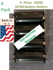 4-Pack  4S or 4P  32650  32700     Lifepo4 / Li-ion    Battery Holder  Free Ship