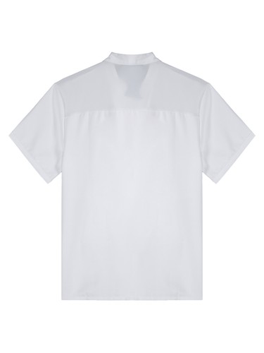 Unisex Mens Womens Uniform Workwear Coat Short Sleeve Jackets Cook Resistant - Picture 15 of 59