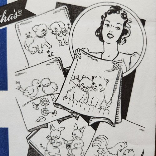 Aunt Martha's 9773 Love in Bloom Animals Embroidery Iron On Transfer Pattern - Picture 5 of 8
