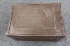 Large Empty Ammo Can - Brown 7506 A79 Military Surplus - USED