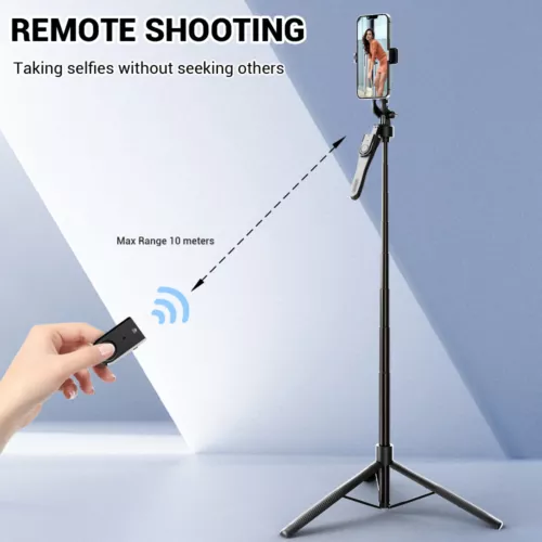 360° Selfie Stick Tripod Remote Bluetooth Stand Phone Desktop Stand Desk Holder - Picture 10 of 10