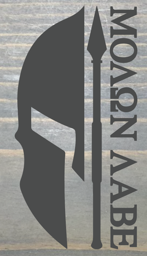 Molon Labe Sticker Decal Come And Take It Spartan Helmet 2nd Amendment Tactical - Picture 16 of 26