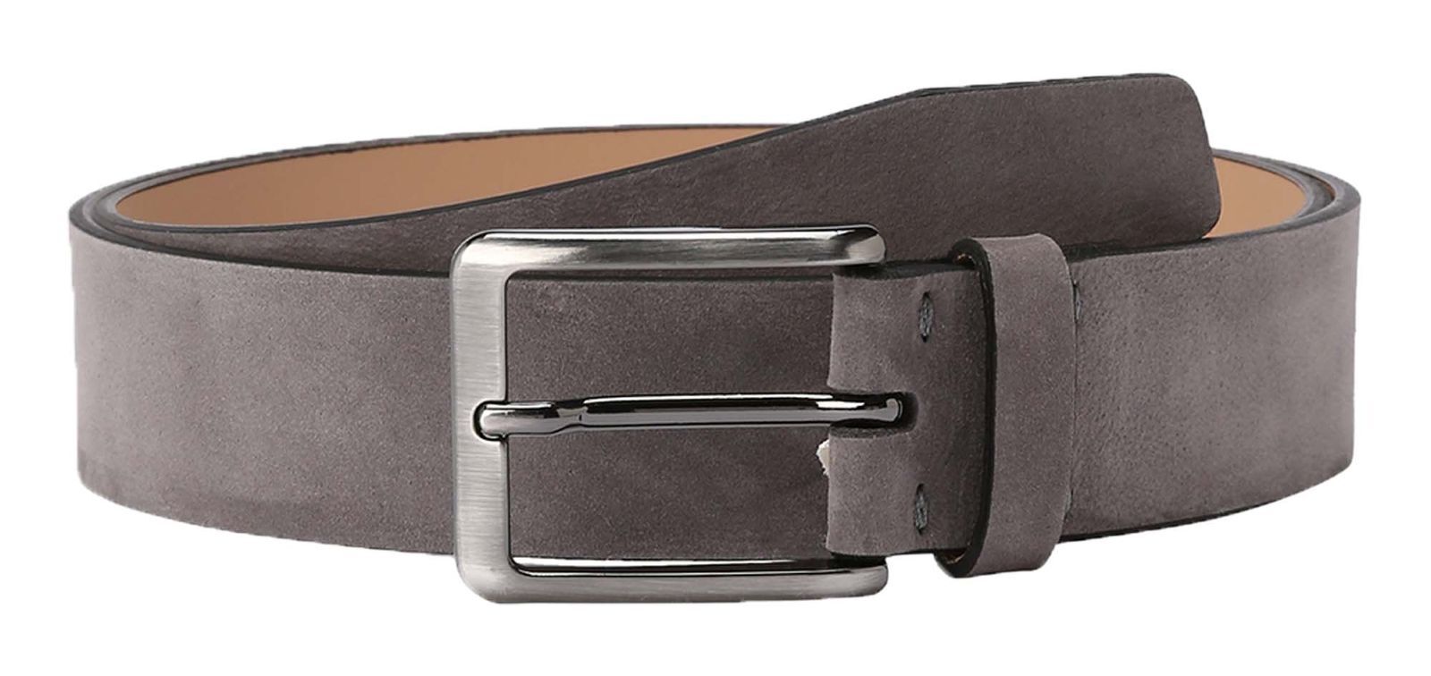 LLOYD belt Leather Belt W80 Stone Grey