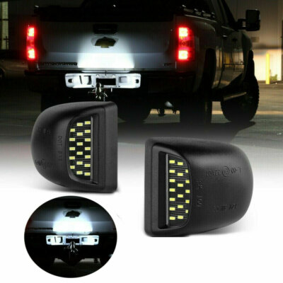 LED License Plate Tag Light Lamp For Chevy Silverado 1500 2500 3500 1999-2013