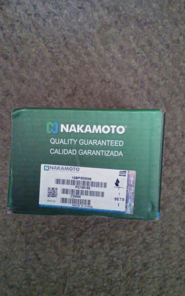 masa　準備中 Nakamoto Front Posi Ceramic Brake Pad Kit for Chevy Pontiac