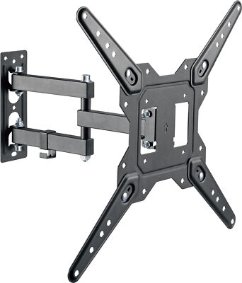 TV Wandhalterung 55'' Wandhalter Fernseher 30kg neigbar schwenkbar VESA 400x400