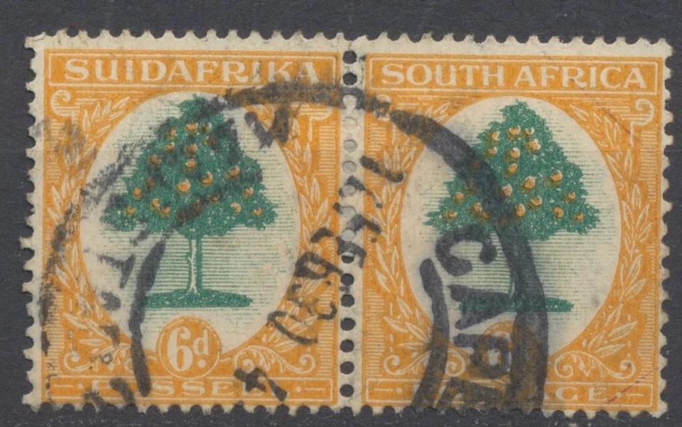 Estampillas de Sudáfrica 1926 edición definitiva usadas SG30-32; CV £50,4 Foto 3 de 4