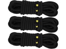 3x 5m Bondageseil (0,80 EUR / Meter) Bondage Seil  3x 5 Meter schwarz rot weiß