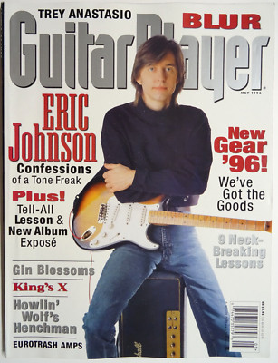 Guitar Player Magazine 1996 May Eric Johnson Gin Blossoms King's X Howlin Wolf