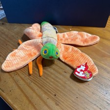 Ty Beanie Baby GLOW the Lightning Bug Vintage Ty Beanie Plush Stuffed Animal Toy