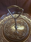 Vintage Brockway American Concord Glass Sandwich Tray With Metallic Handle — photo 3