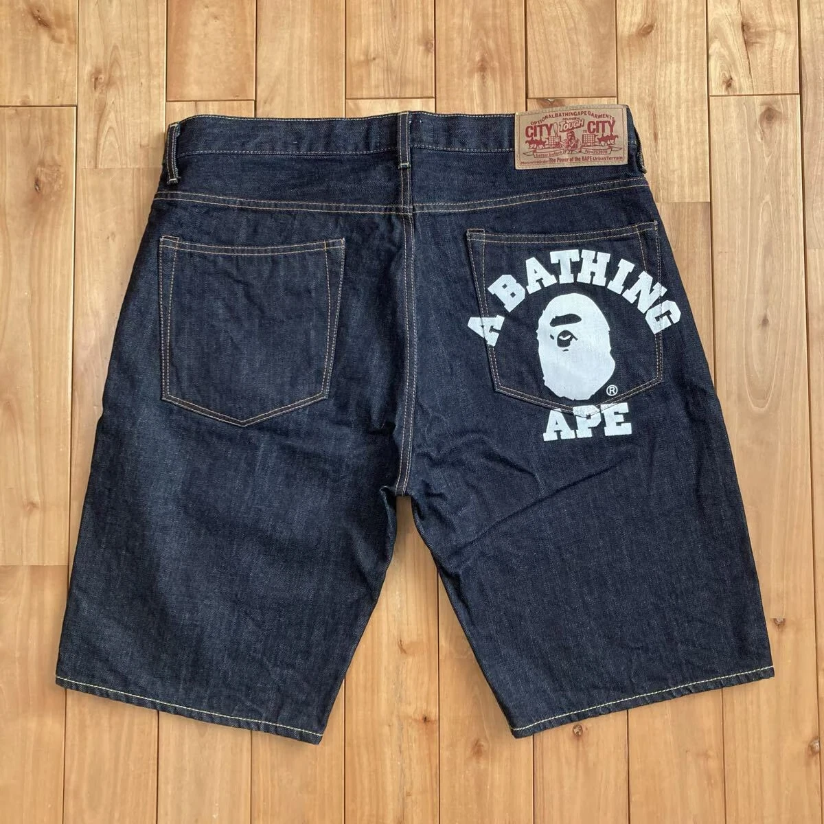 A Bathing Ape ショートパンツ S水色 A BATHING APE - A BATHING APE ショートパンツ M 水色x青等(総柄