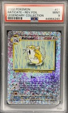 2002 POKEMON LEGENDARY COLLECTION #61 RATICATE-REVERSE FOIL PSA 9 on eBay