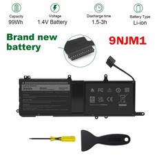 9NJM1 Battery For Dell Alienware 15 R3 17 R4 R5 01D82 0546FF 0HF250 MG2YH 99WH
